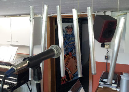 Test de fréquence des tubes de carillon à vent