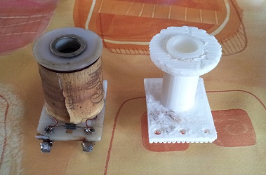 Support bobine flipper imprimé en 3D