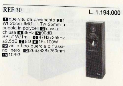 Infinity RÉFÉRENCE 30 50 60 - Construction audio | Vente Hi-Fi en ligne : Amplificateurs, Enceintes, Platines vinyles