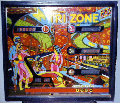 Fronton flipper Williams Tri Zone